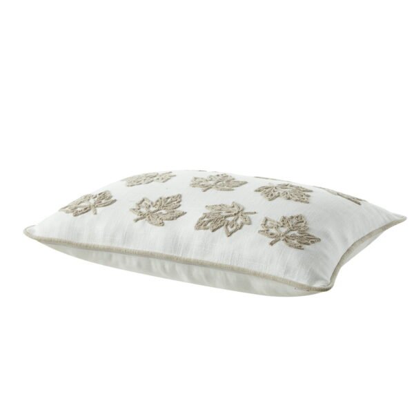 14" x 20" Maple Leaf White Pepper Cotton Fall Decorative Pillow Cover - Image 3